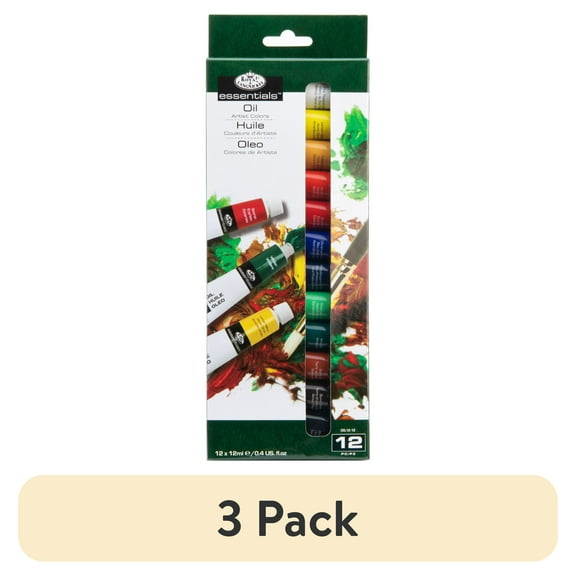 (3 pack) Royal & Langnickel Essentials 12pc Artist Oil Paint Set (12ml) | OIL12-12 |