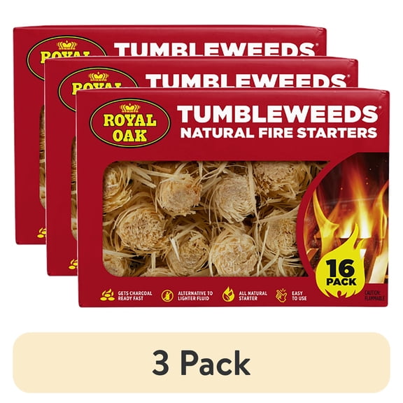 (3 pack) Royal Oak® Tumbleweeds Natural Fire Starters