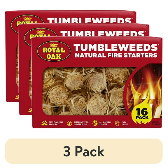 (3 pack) Royal Oak® Tumbleweeds Natural Fire Starters
