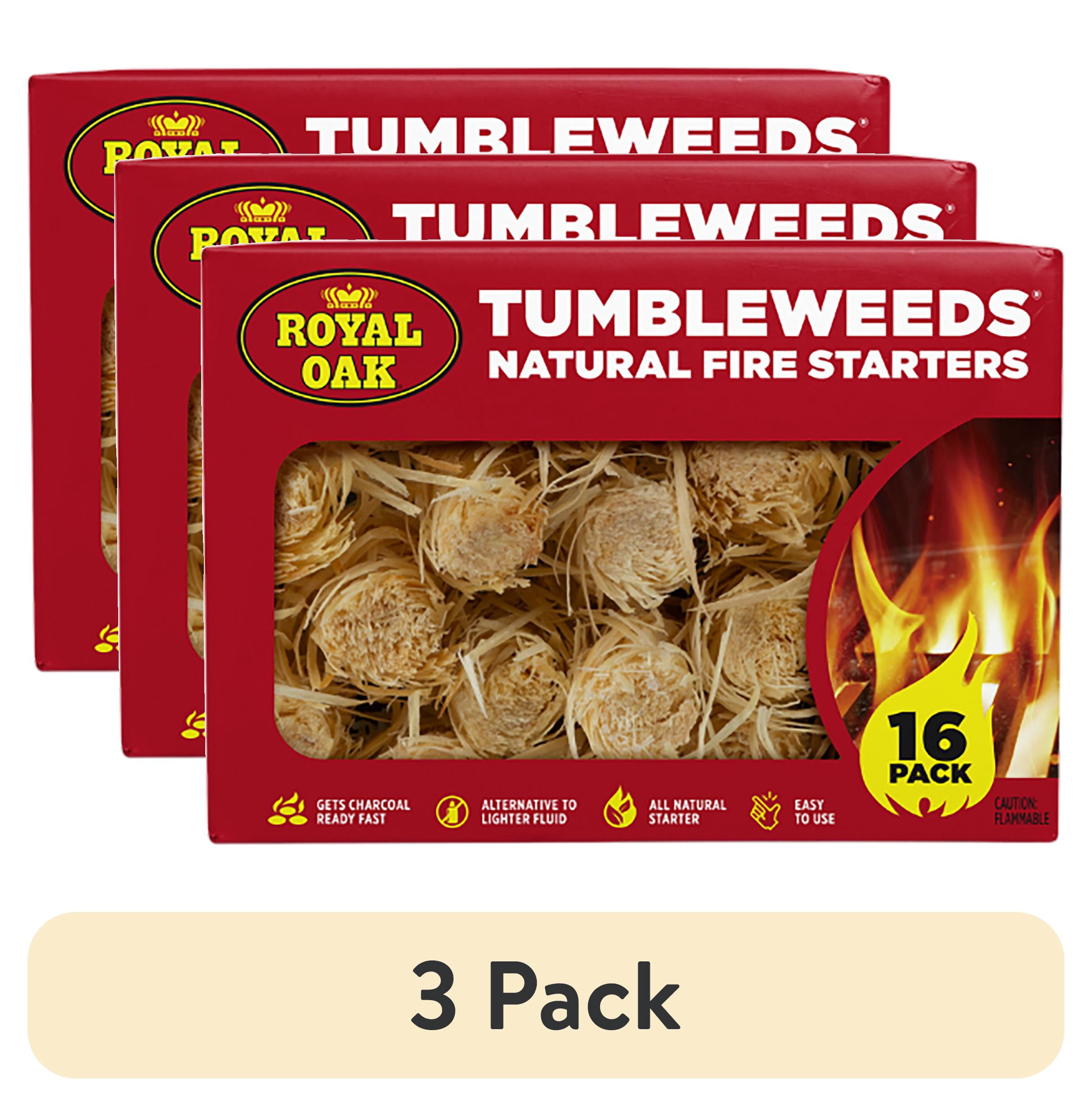 3 pack) Royal Oak® Tumbleweeds Natural Fire Starters - Walmart.com