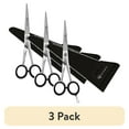 thumbnail image 1 of (3 pack) Ruvanti Professional Hair Cutting Scissors - Barber Shears for Beauty Salon Haircut and Home Use - Sharp Durable Razor Edge - Comfortable Grip Handles with Case, 1 of 8