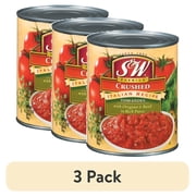 (3 pack) S&W Crushed Tomatoes with Oregano Basil, 28 oz Can