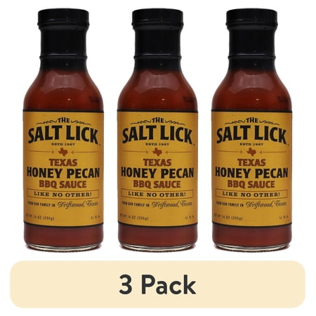 (3 pack) SALT LICK SAUCE BBQ HONEY