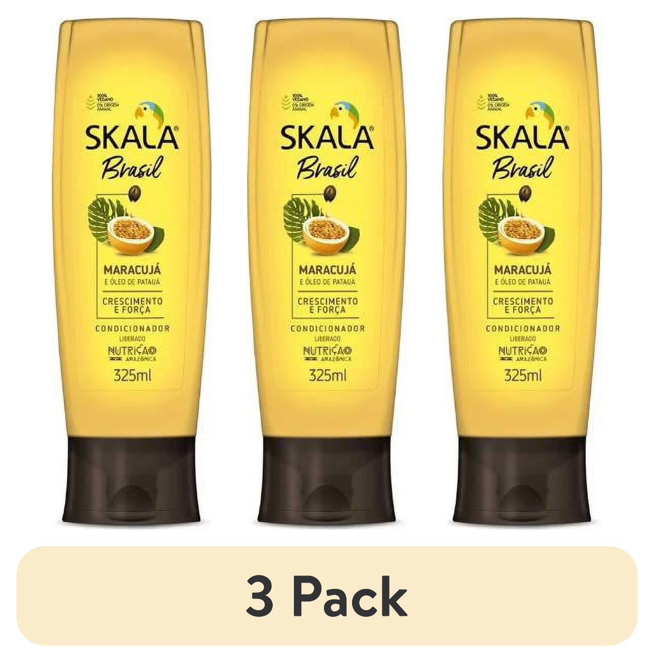 (3 pack) SKALA MARACUJA HAIR CONDITIONER (Passion Fruit Conditioner) 10.99 oz