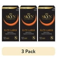 thumbnail image 1 of (3 pack) SKYN Elite Large Non-Latex Lubricated Condoms, 12 Count, 1 of 12