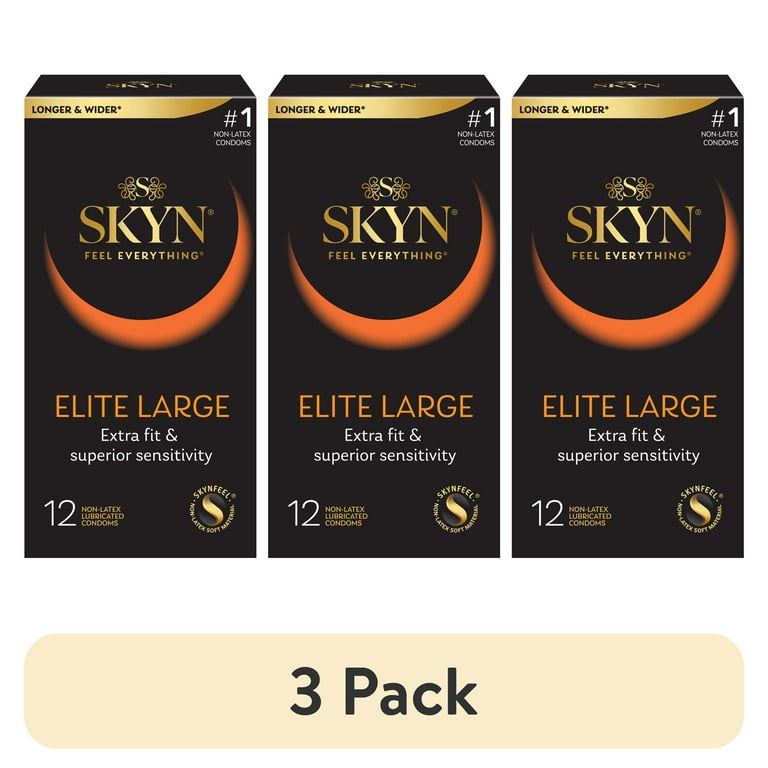 Latex Free Condoms SKYN SKYN Elite Ultra Thin Non-Latex Condoms - Lubricated, 53mm, 12 To 36 Count Packs Zyn Products Latex Free Condoms SKYN SKYN Elite Ultra Thin Non-Latex Condoms - Lubricated, 53mm, 12 To 36 Count Packs Zyn Products