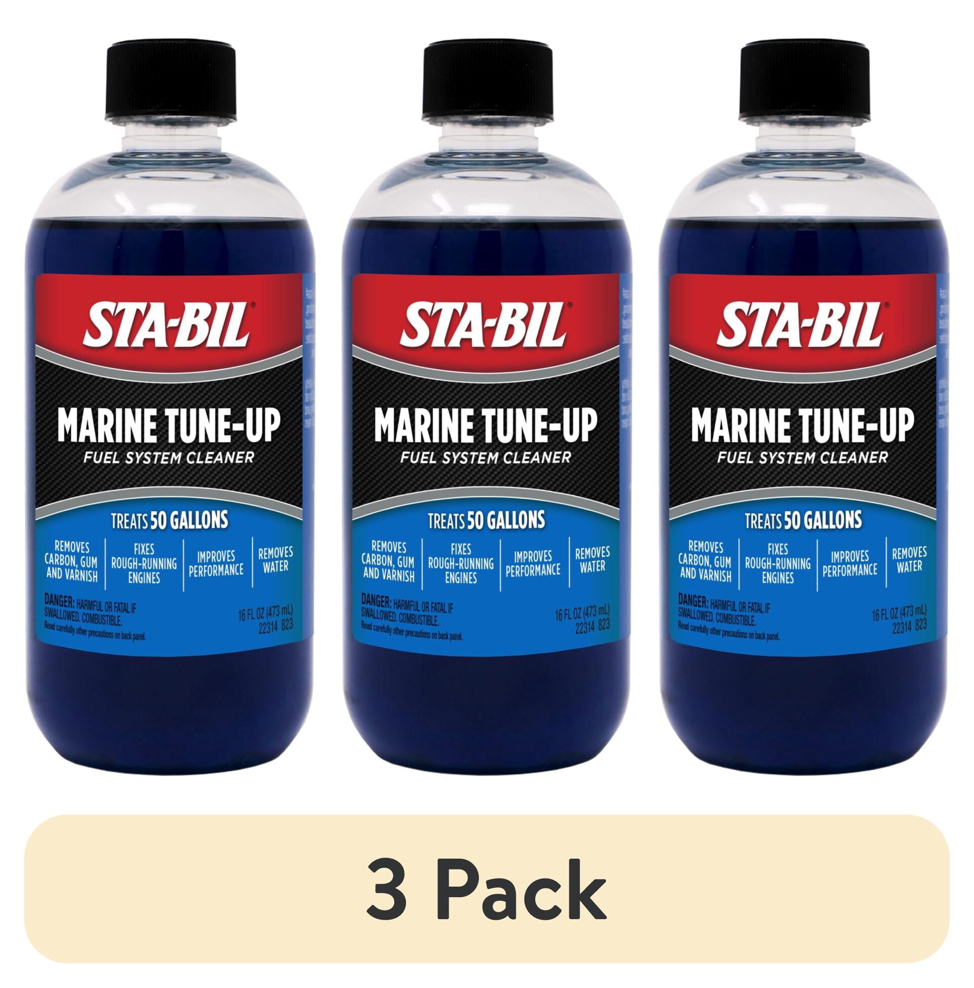 (3 pack) STA-BIL Marine Tune Up, 16 oz.– Fixes Rough Running Engines – Treats up to 50 Gallons – 16 oz