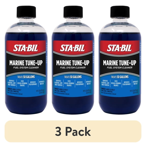 (3 pack) STA-BIL Marine Tune Up, 16 oz.– Fixes Rough Running Engines – Treats up to 50 Gallons ...