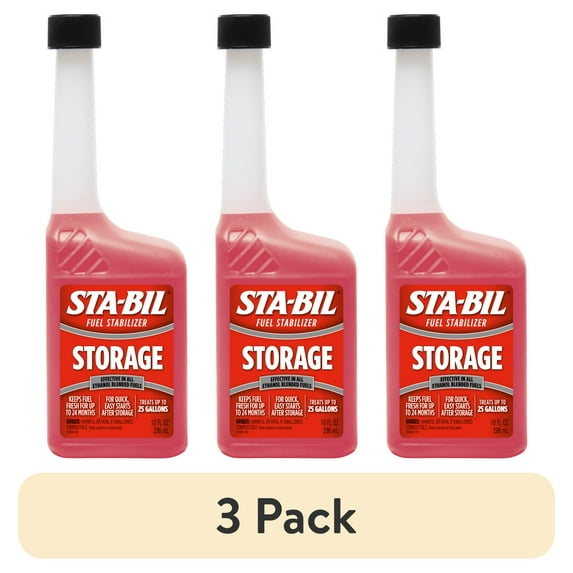 (3 pack) Sta-Bil Storage Fuel Stabilizer For Gasoline Engines 10oz (22311)