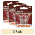 thumbnail image 1 of (3 pack) Sylvania 7444 Long Life Mini Bulb, 2 Pack, Compatible with Multiple Cars, 1 of 10