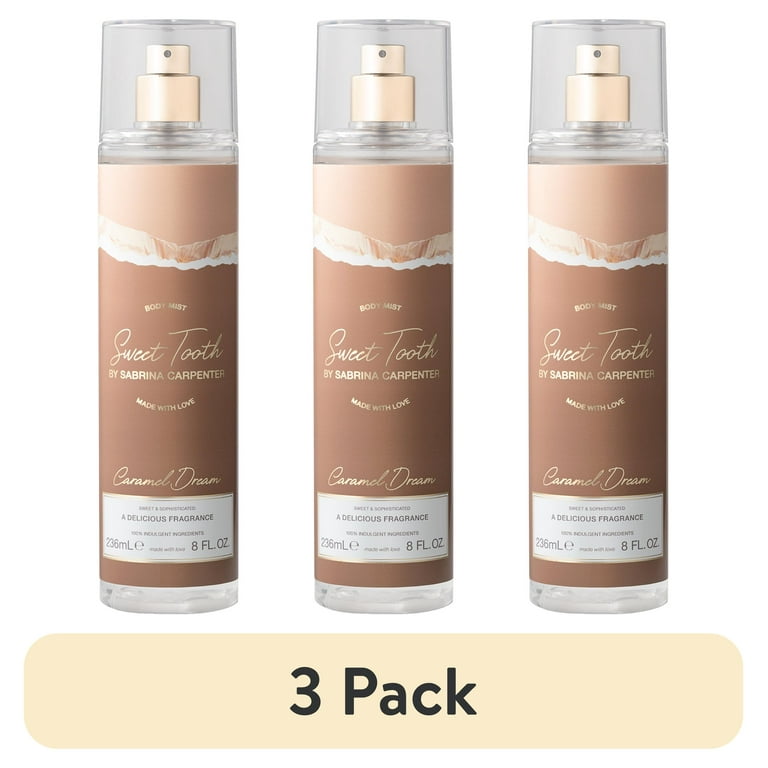 3 pack) Sabrina Carpenter Sweet Tooth Caramel Dream Body Spray for