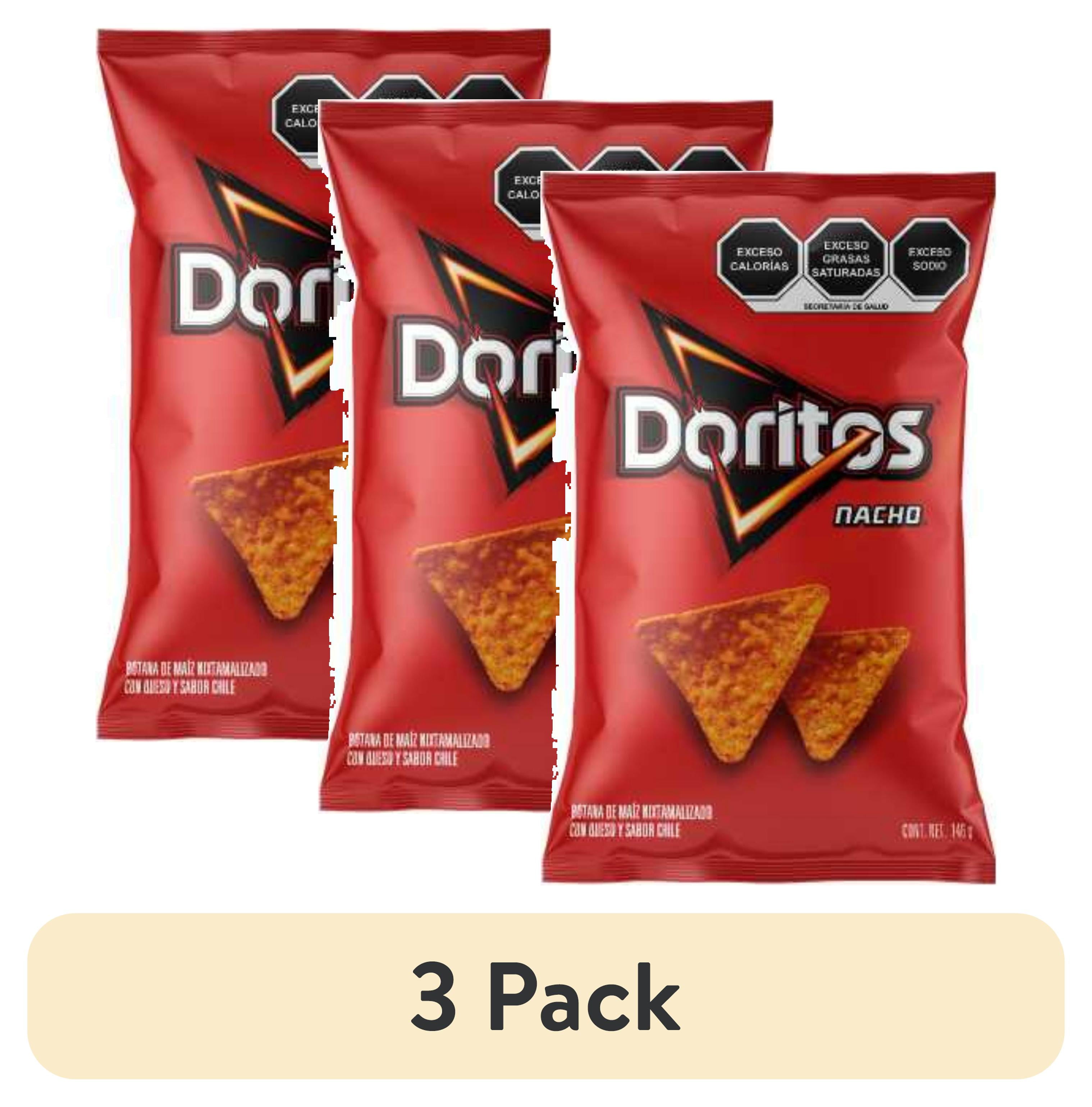 (3 pack) Sabritas Doritos Nacho, 5.46 Oz.
