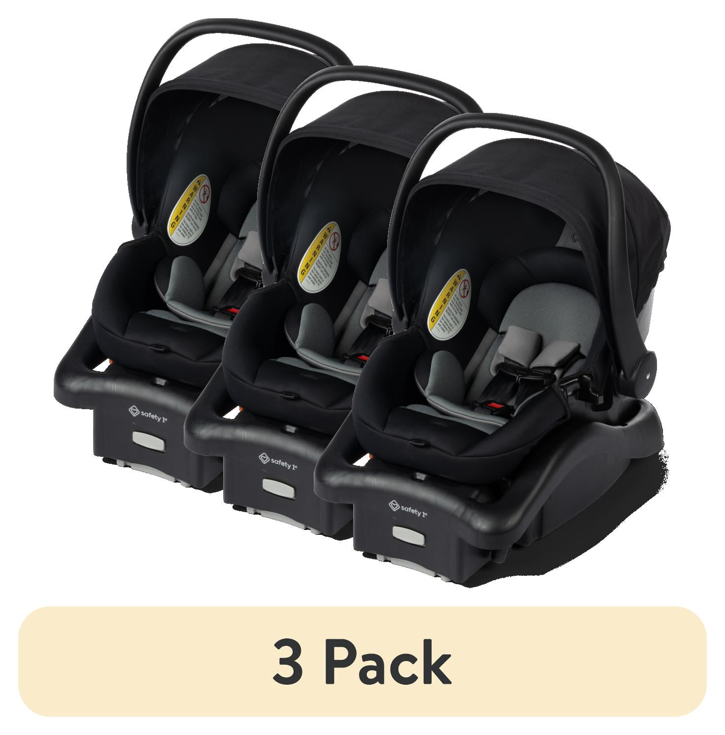 (3 pack) Safety 1st onBoard Insta-Latch Infant Car Seat