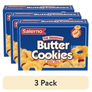 (3 pack) Salerno Original Butter Cookies, 8 oz Box