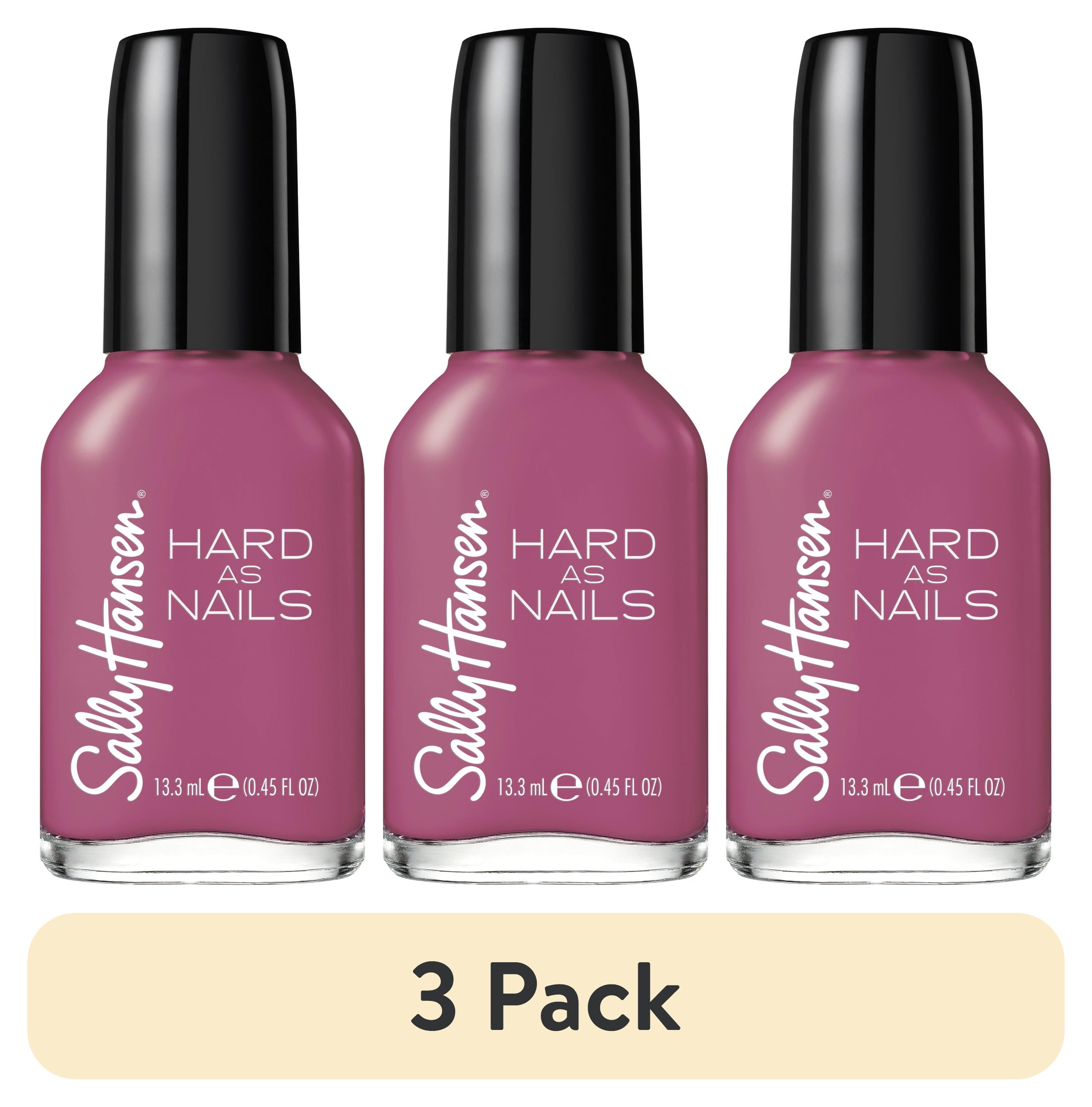 (3 pack) Sally Hansen Hard as Nails Nail Polish, Be a Gem-Stone 0.45 fl oz, No Chipping or Splitting