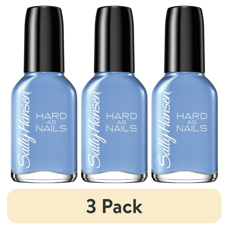 3 pack) Sally Hansen Hard as Nails Nail Polish, Hard Bitten, 0.45