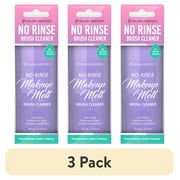 3 pack Salon Perfect No Rinse Makeup Brush Cleaner Solution, 6.5 fl oz