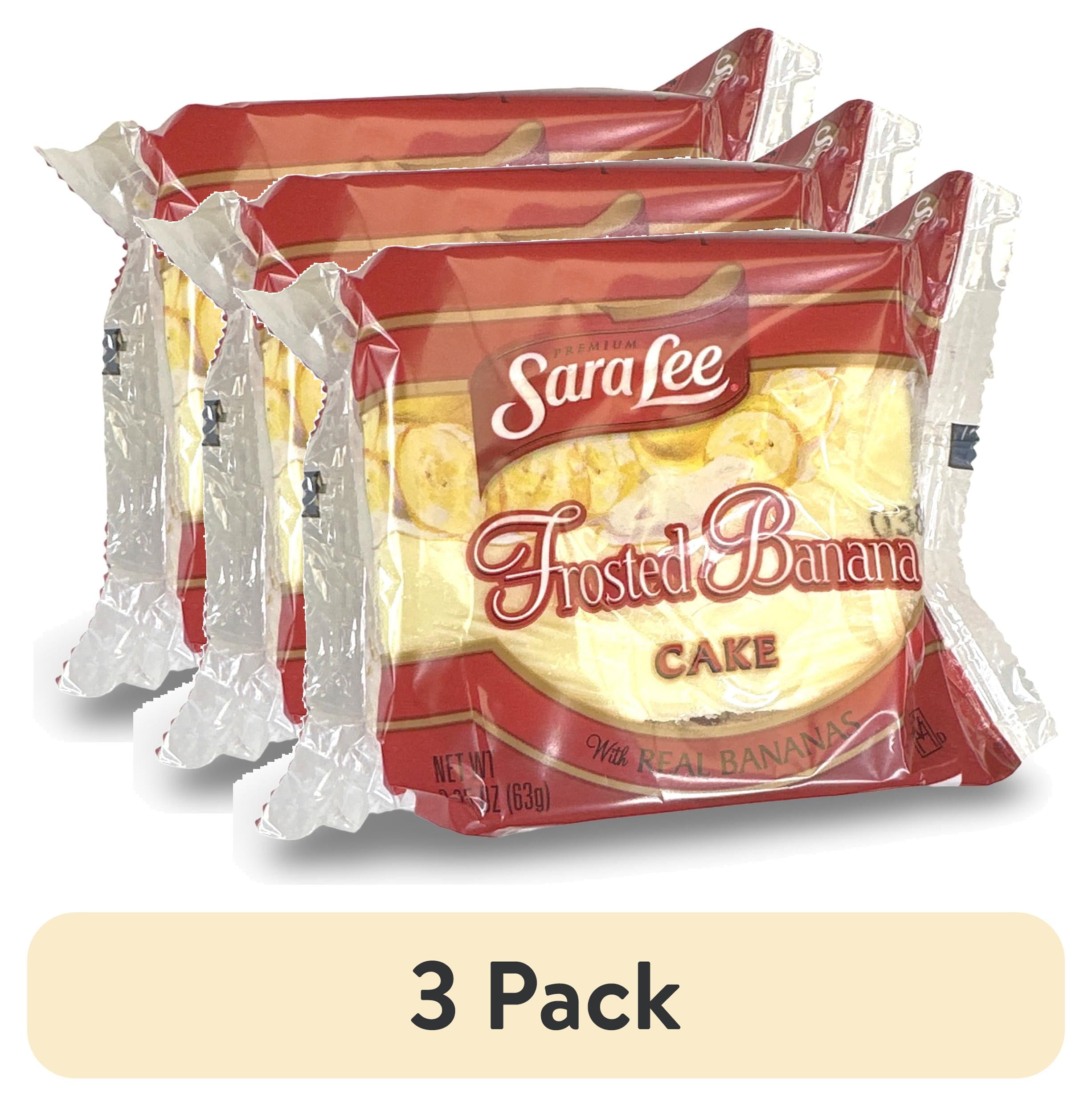 洋楽 ESE LIL ONE/CALIFORNIA RAISED/SARA S 3 pack) Sara Lee Frosted Banana Cakes, Individually Wrapped, 2.25