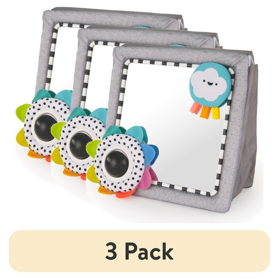 (3 pack) Sassy Tummy Time Square Floor Mirror