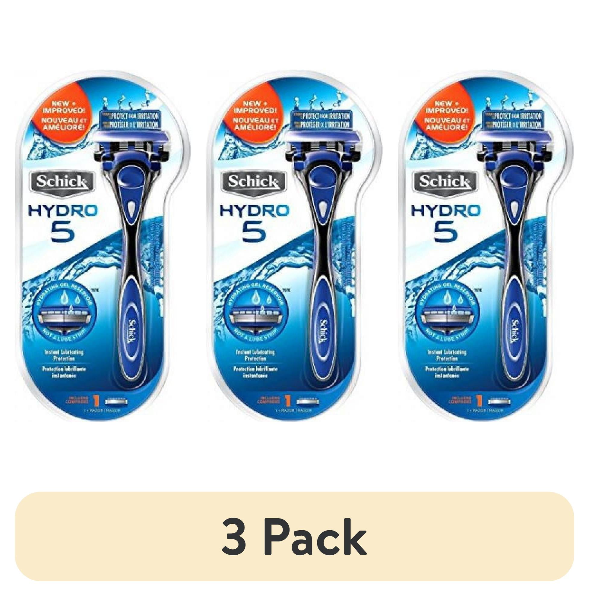 2 pack) Schick Hydro 5 Razor (1 Razor Handle with 1 Cartridge