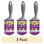 (3 pack) Scotch-Brite Extra Sticky Pet Lint roller 90 Sheets per Roll