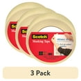 thumbnail image 1 of (3 pack) Scotch Home and Office Masking Tape, Tan, 1-1/2 in. x 55 yds., 1 Roll, 1 of 8