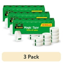 (3 pack) Scotch Magic Tape, 3/4 in x 800 in, 10 Refill Rolls