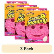 3 pack Scrub Daddy Scrub Mommy Dual-Sided Scratch-Free Dish Scrubber Sponge, Kitchen & Bath Cleaning Supplies. Scrubbies & Esponjas De Fregar Platos