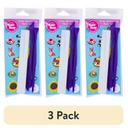 (3 pack) Sculpey Bake Shop Brand Plastic Modeling Tool Kit 4 Pc Set Model BA 4640W Purple and White