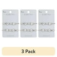 thumbnail image 1 of (3 pack) Scunci Elite Rhinestone Bobby Pins Silver, 2-Pieces, 1 of 3