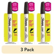 (3 pack) Sharpie Oil-Based Paint Marker, Medium Tip, Black, 1 Count