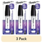 (3 pack) Sharpie Bold Point Oil Based Poster Paint Marker, Black
