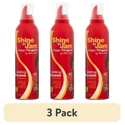3 pack Shine  n Jam  Magic Fingers  Unisex Setting Mousse 12 fl.oz., Moisturizing