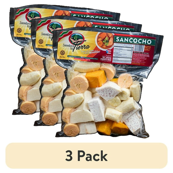 (3 pack) Siembra La Tierra Mixed Vegetables Sancocho, 1.75 lb Bag