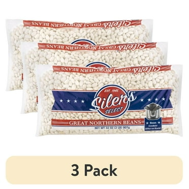 (3 pack) Siler's Select Great Northern Beans, 32.0 OZ