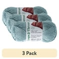 thumbnail image 1 of (3 pack) Silky Soft Yarn by Loops & Threads - Yarn for Knitting - Crochet - Weaving - and Arts & Crafts - Blue - Bamboo - 3.5 oz, 1 of 3