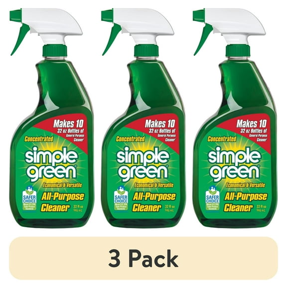 (3 pack) Simple Green All-Purpose Cleaner Concentrate, Spray Bottle, Original, 32 fl. oz