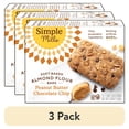 thumbnail image 1 of (3 pack) Simple Mills Soft Baked Almond Flour Bars, Peanut Butter Chocolate Chip, 5 Count, 1 of 9