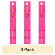 (3 pack) Simplicity Boye Acrylic Glitter Crochet Hook, Size H Pink