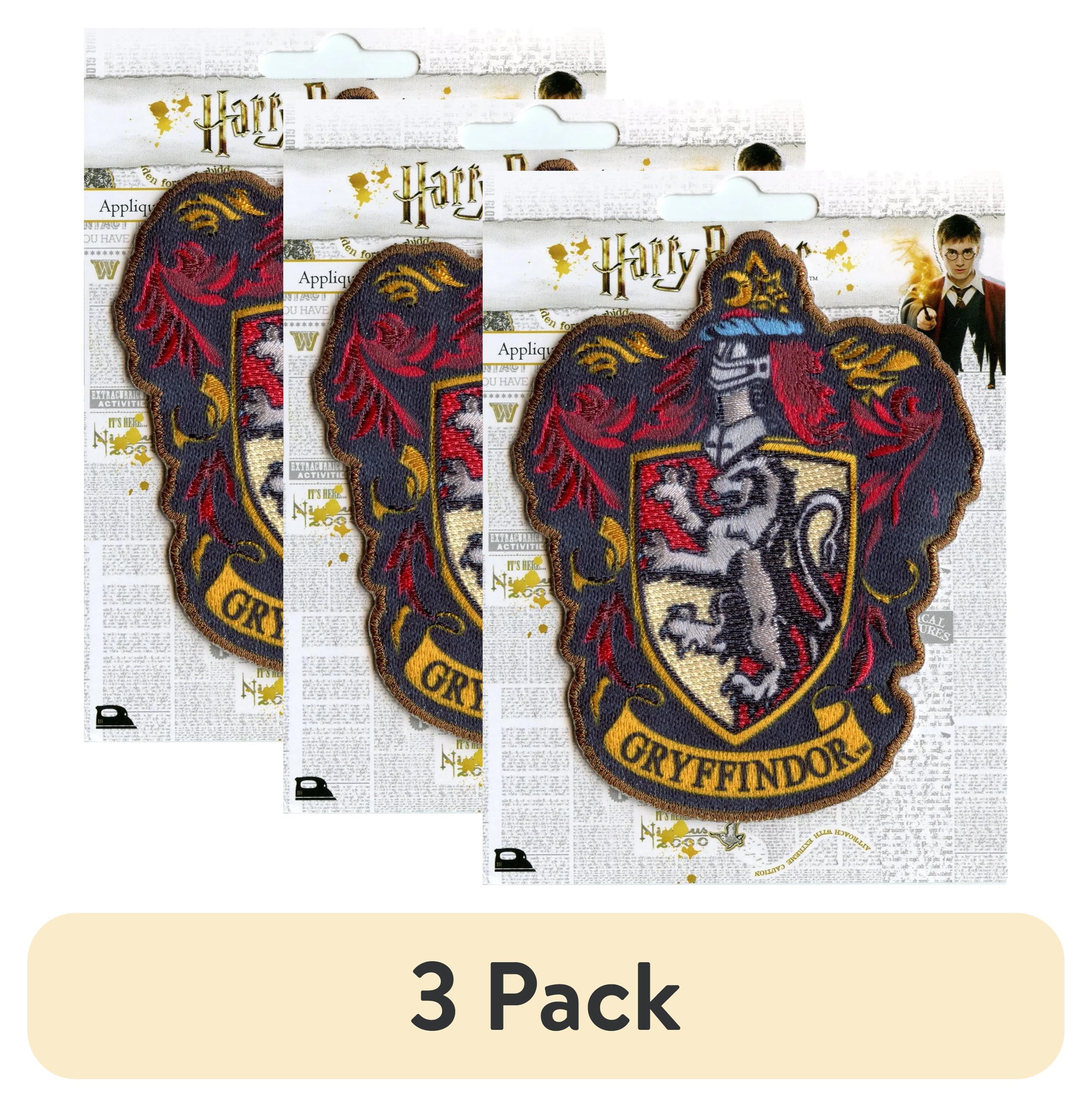 (3 pack) Simplicity Harry Potter Gryffindor Crest Iron-On Appliques