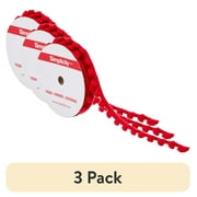 (3 pack) Simplicity Trim, Red 3/8 inch Baby Pom Pom Trim Great for Apparel, Home Decorating, and Crafts, 3 Yards, 1 Each
