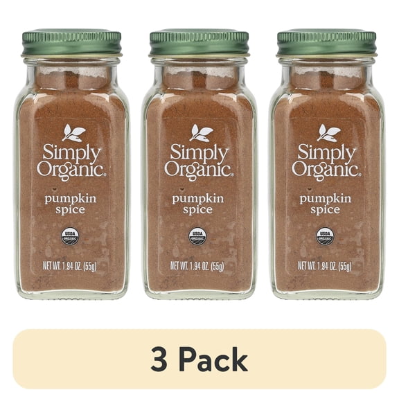(3 pack) Simply Organic Pumpkin Spice, 1.94 oz.