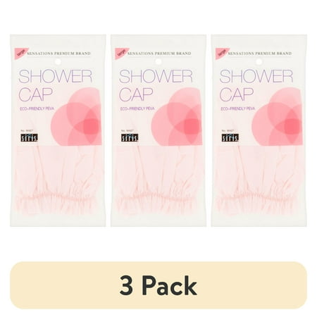 (3 pack) Sensations Large Shower Cap