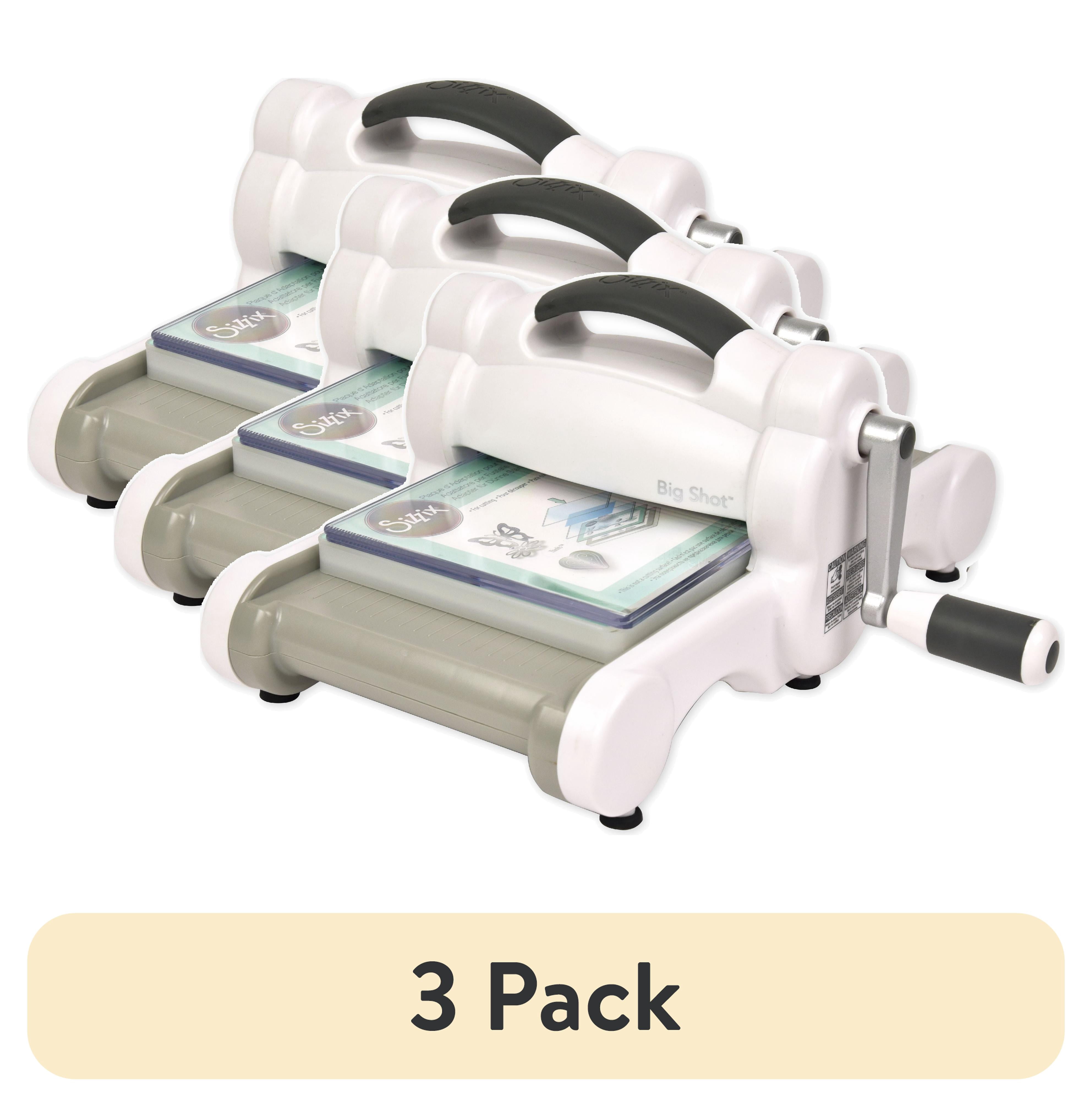 スケキヨさん　ZIIGAATセット 3 pack) Sizzix Big Shot Machine Only (White & Gray) with Standard