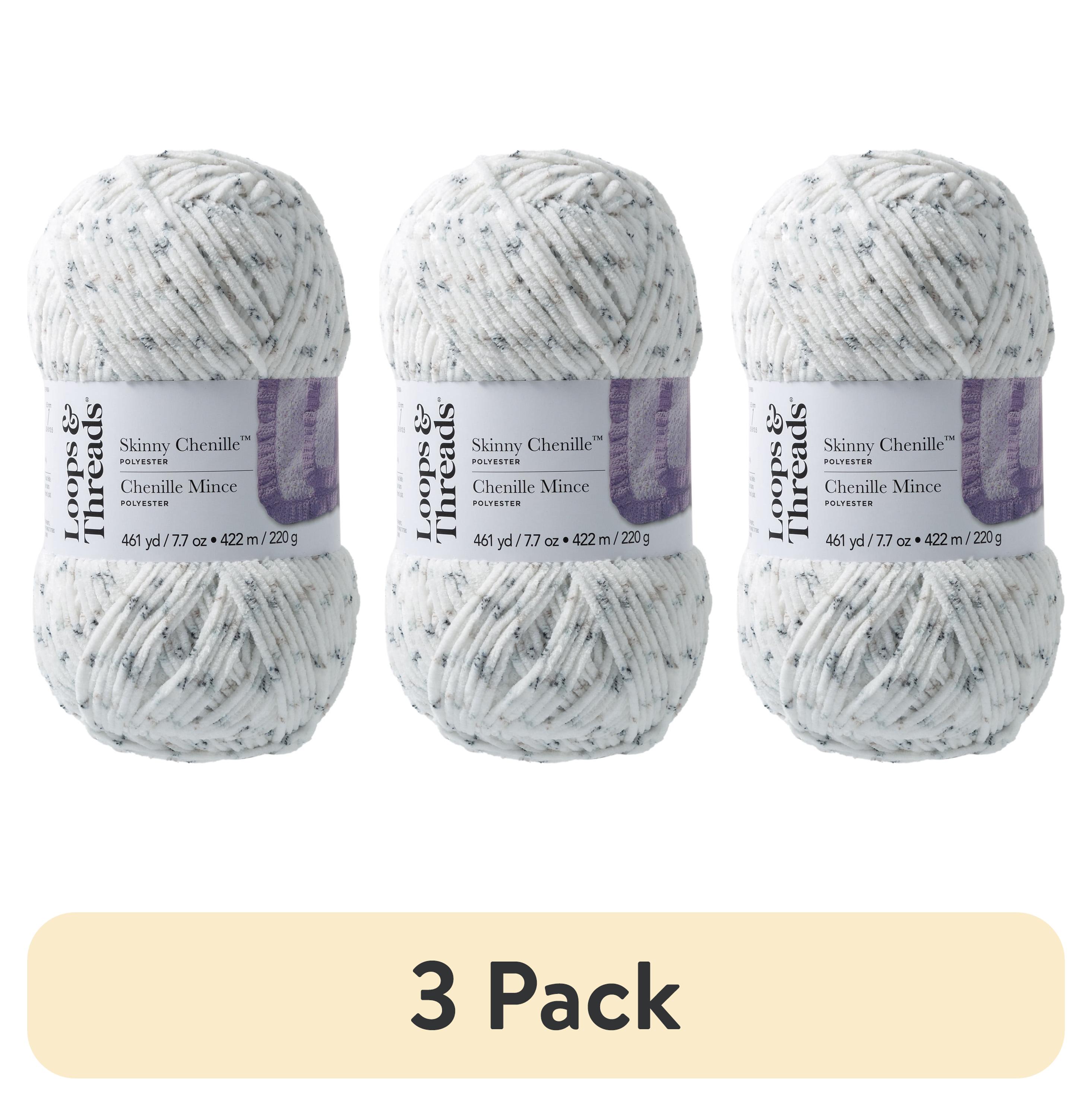 Multi Yarn (3 pack) Skinny Chenille Multi Yarn by Loops & Threads - Yarn for ...