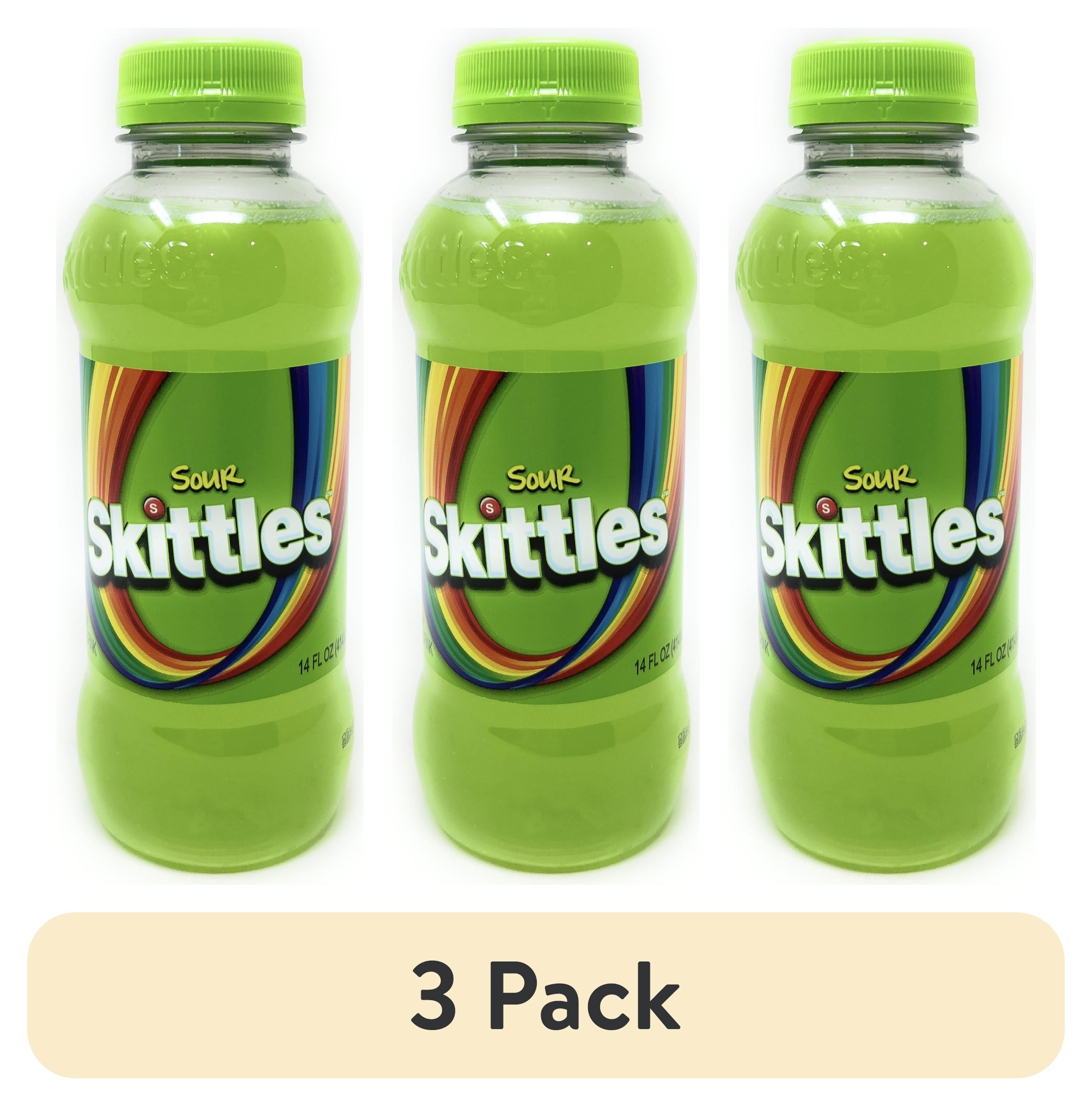 (3 pack) Skittles Original Sour Drink 14oz, 2 Bottles