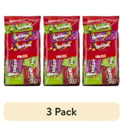 (3 pack) Skittles Original, Wild Berry & Sour Fun Size Chewy Candy, Party Size - 26.46 oz Bulk Bag