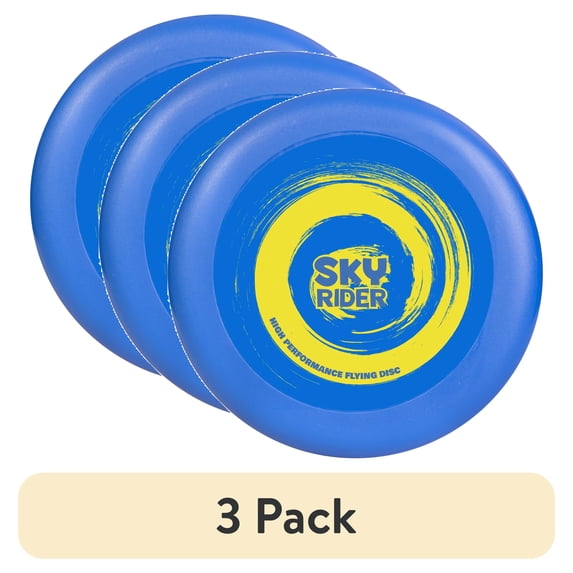 (3 pack) Sky Rider, Blue, Flying Disc, Children Ages 8+