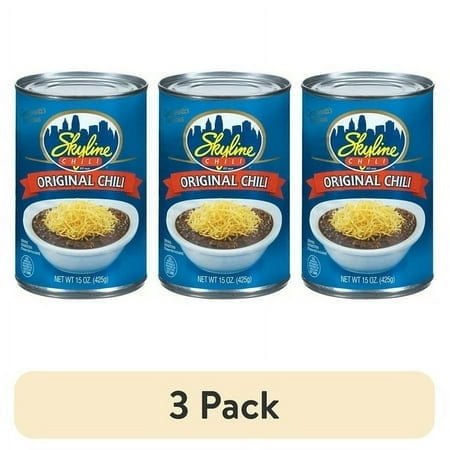 (3 pack) Skyline Chili Original Chili 15 oz Can