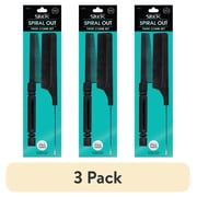 (3 pack) Sleek Twist Comb/Rat Tail Comb Set
